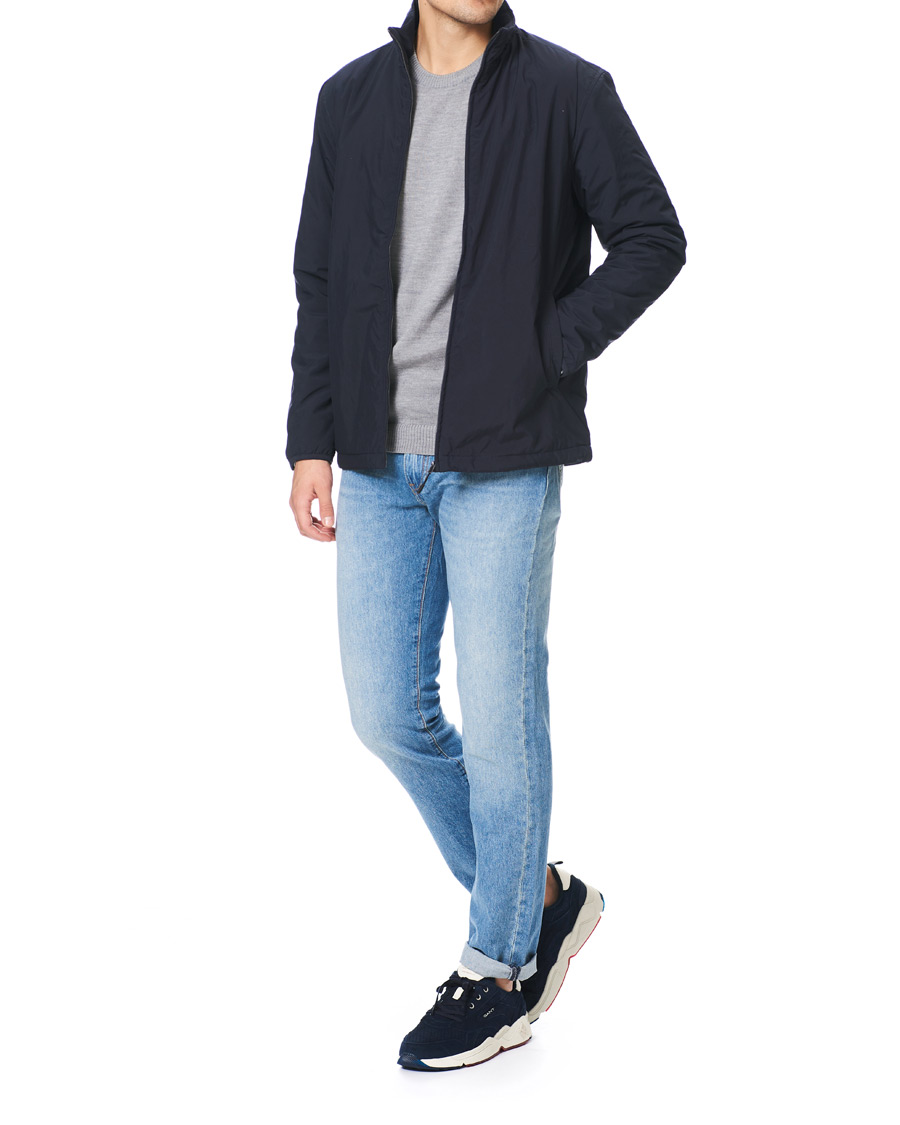 Herr | GANT Nicewill Perforated Sneaker Navy Suede | GANT | Nicewill Perforated Sneaker Navy Suede