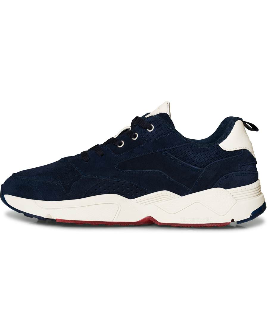 Herr | GANT Nicewill Perforated Sneaker Navy Suede | GANT | Nicewill Perforated Sneaker Navy Suede