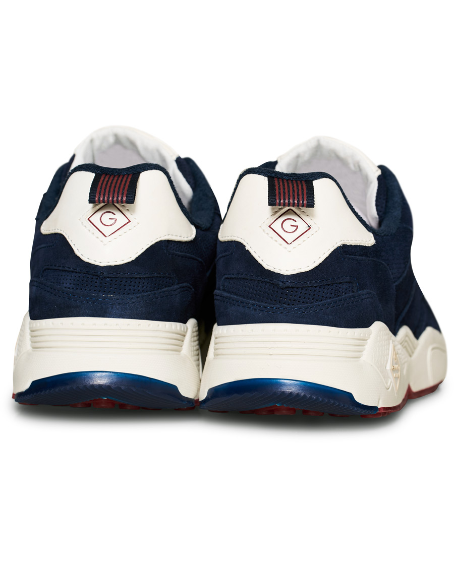 Herr | GANT Nicewill Perforated Sneaker Navy Suede | GANT | Nicewill Perforated Sneaker Navy Suede