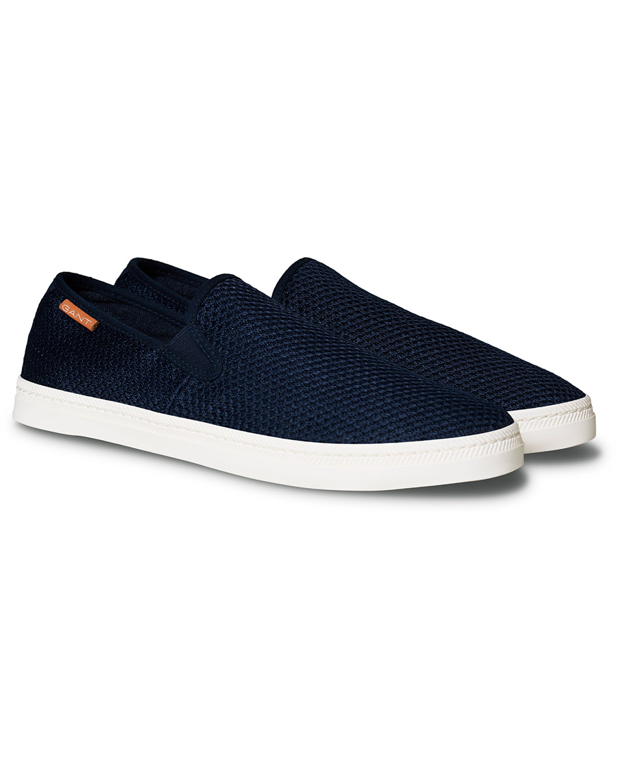 Herr | GANT Poolride Mesh Slip On Navy | GANT | Poolride Mesh Slip On Navy
