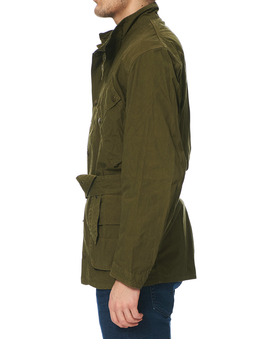 Herr | Jackor | Barbour International | Summer Wash A7 Casual Jacket Green