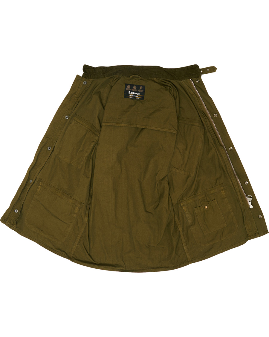 Herr | Jackor | Barbour International | Summer Wash A7 Casual Jacket Green