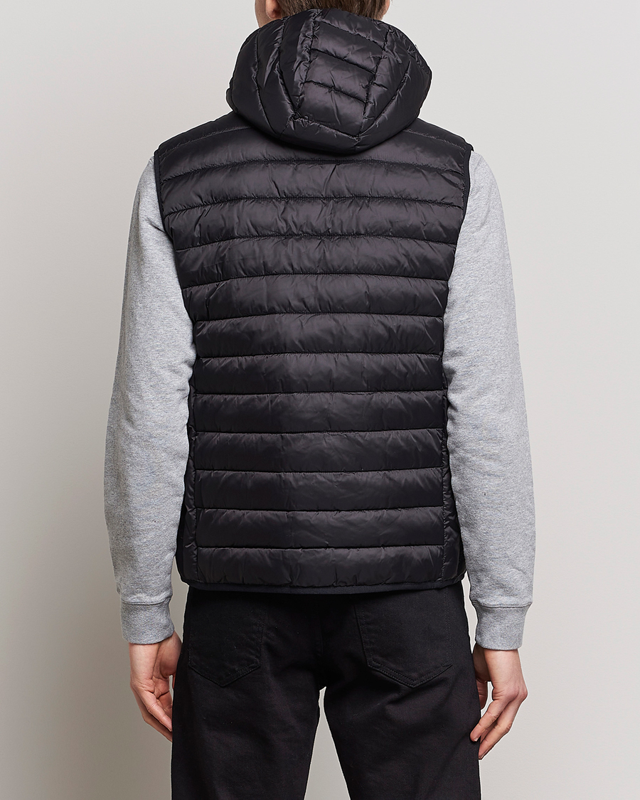 Herr | Jackor | Barbour International | Ouston Hooded Gilet Black