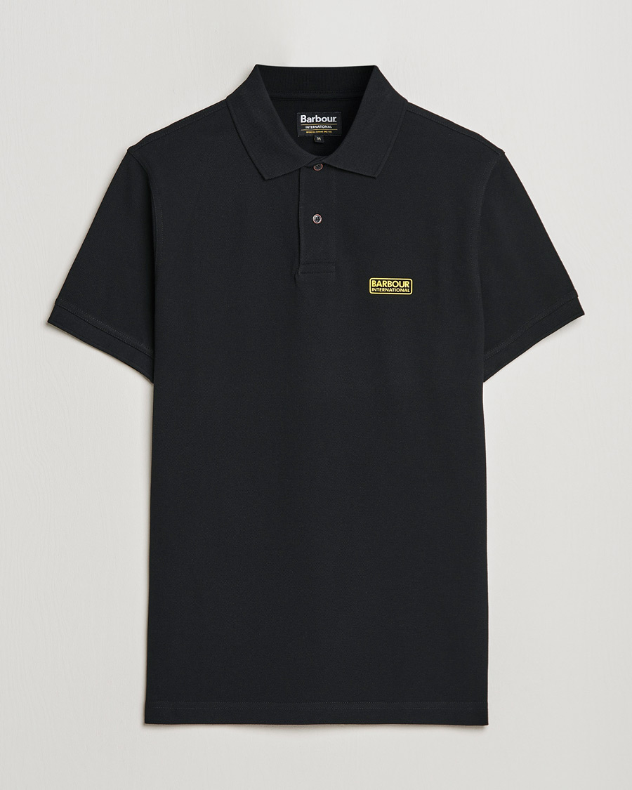 Herr | Pikéer | Barbour International | Essential Polo Black