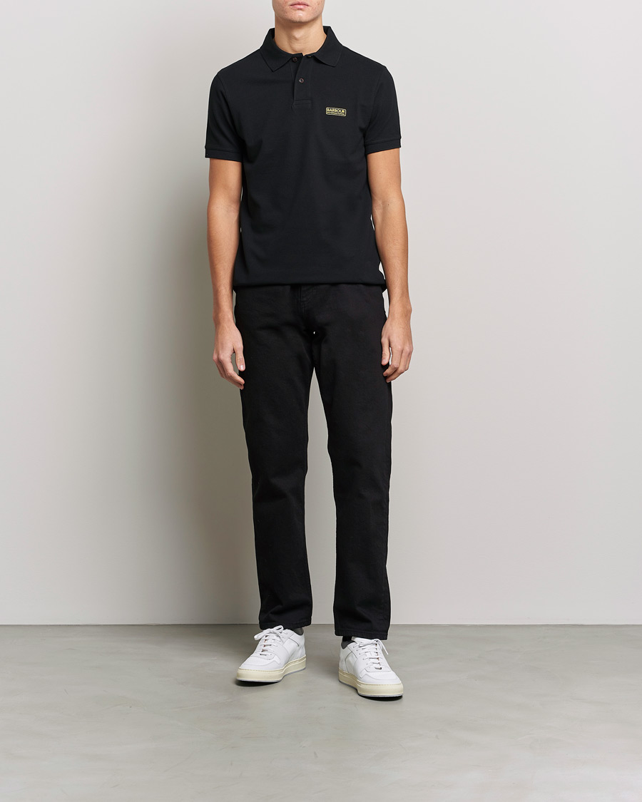 Herr | Pikéer | Barbour International | Essential Polo Black