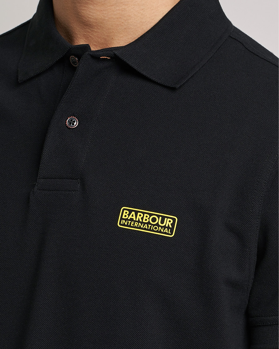 Herr | Pikéer | Barbour International | Essential Polo Black