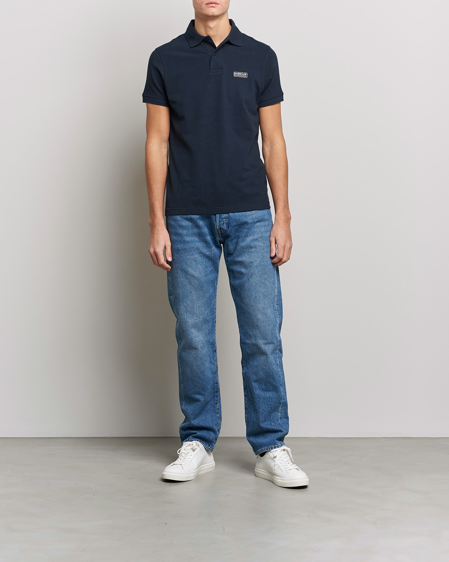 Herr | Pikéer | Barbour International | Essential Polo Navy