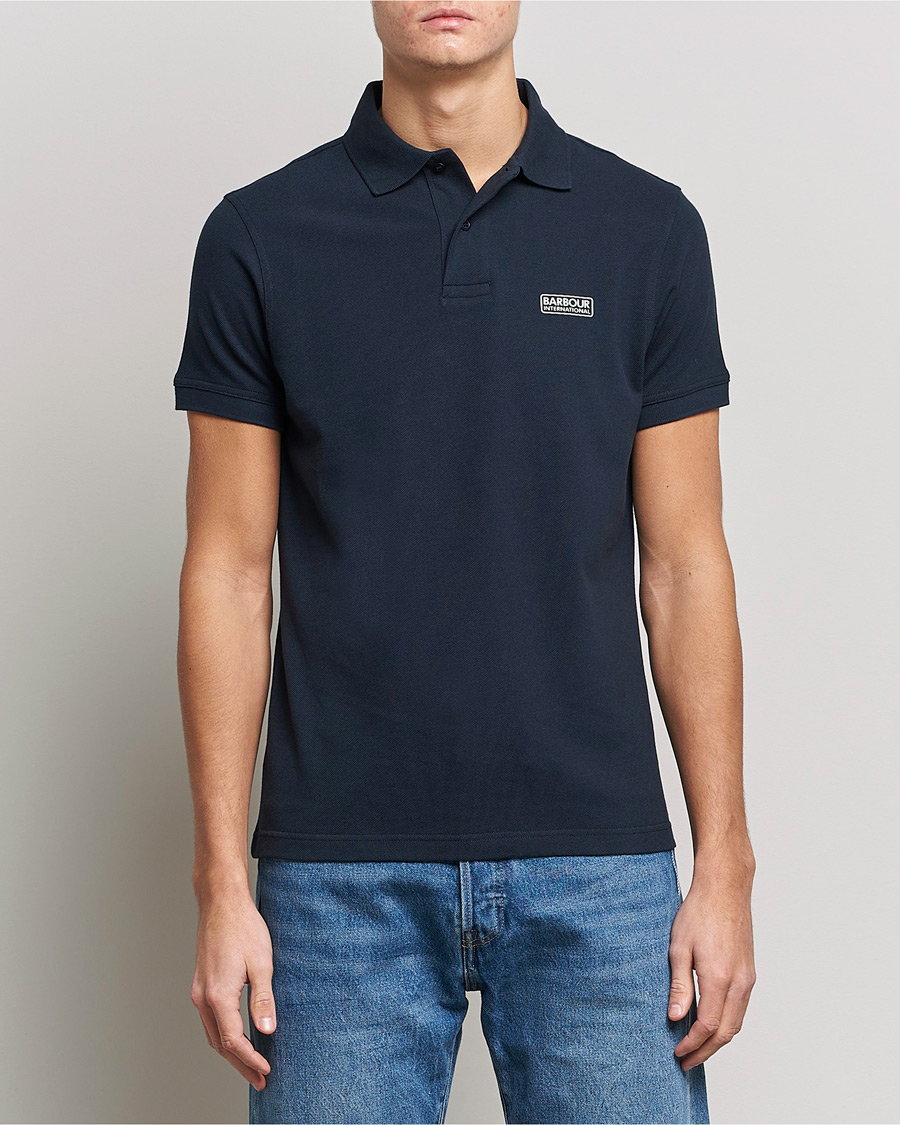 Herr | Pikéer | Barbour International | Essential Polo Navy