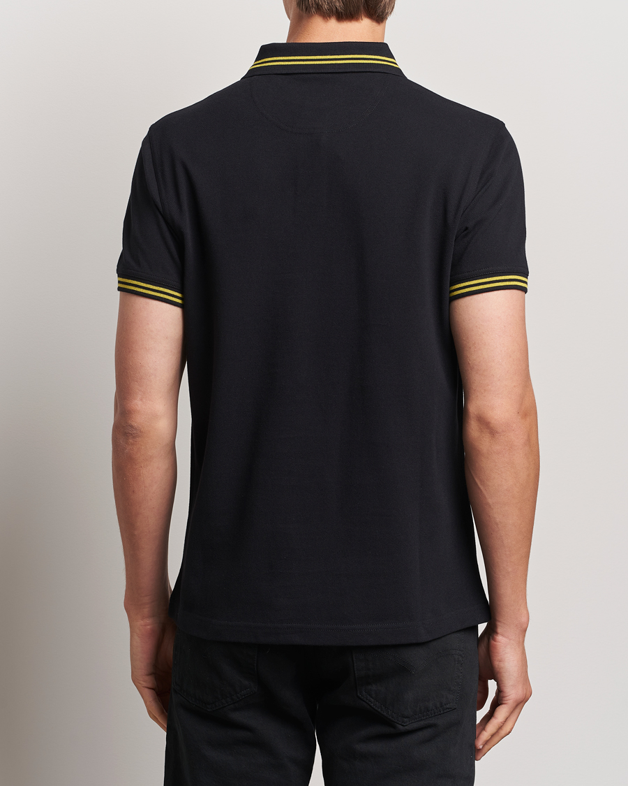 Herr | Pikéer | Barbour International | Essential Tipped Polo Black