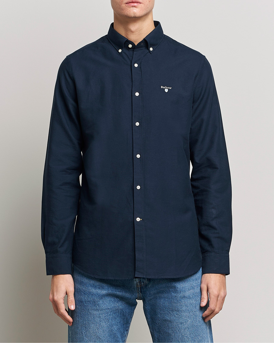 Herr | Barbour | Barbour Lifestyle | Tailored Fit Oxford 3 Shirt Navy