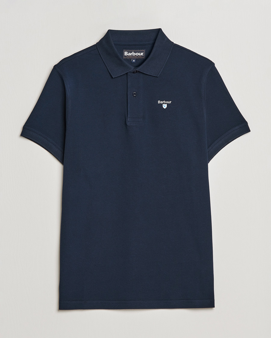 Herr | Pikéer | Barbour Lifestyle | Sports Polo New Navy