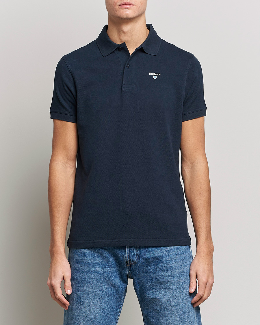Herr | Best of British | Barbour Lifestyle | Sports Polo New Navy
