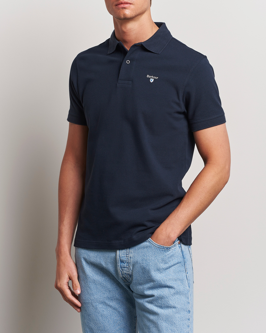 Herr | Kläder | Barbour Lifestyle | Sports Polo New Navy