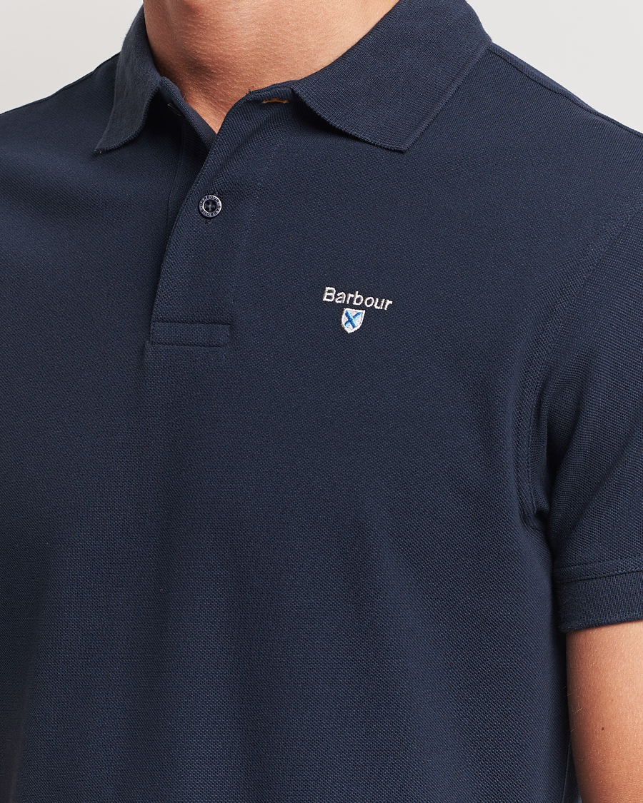 Herr | Pikéer | Barbour Lifestyle | Sports Polo New Navy