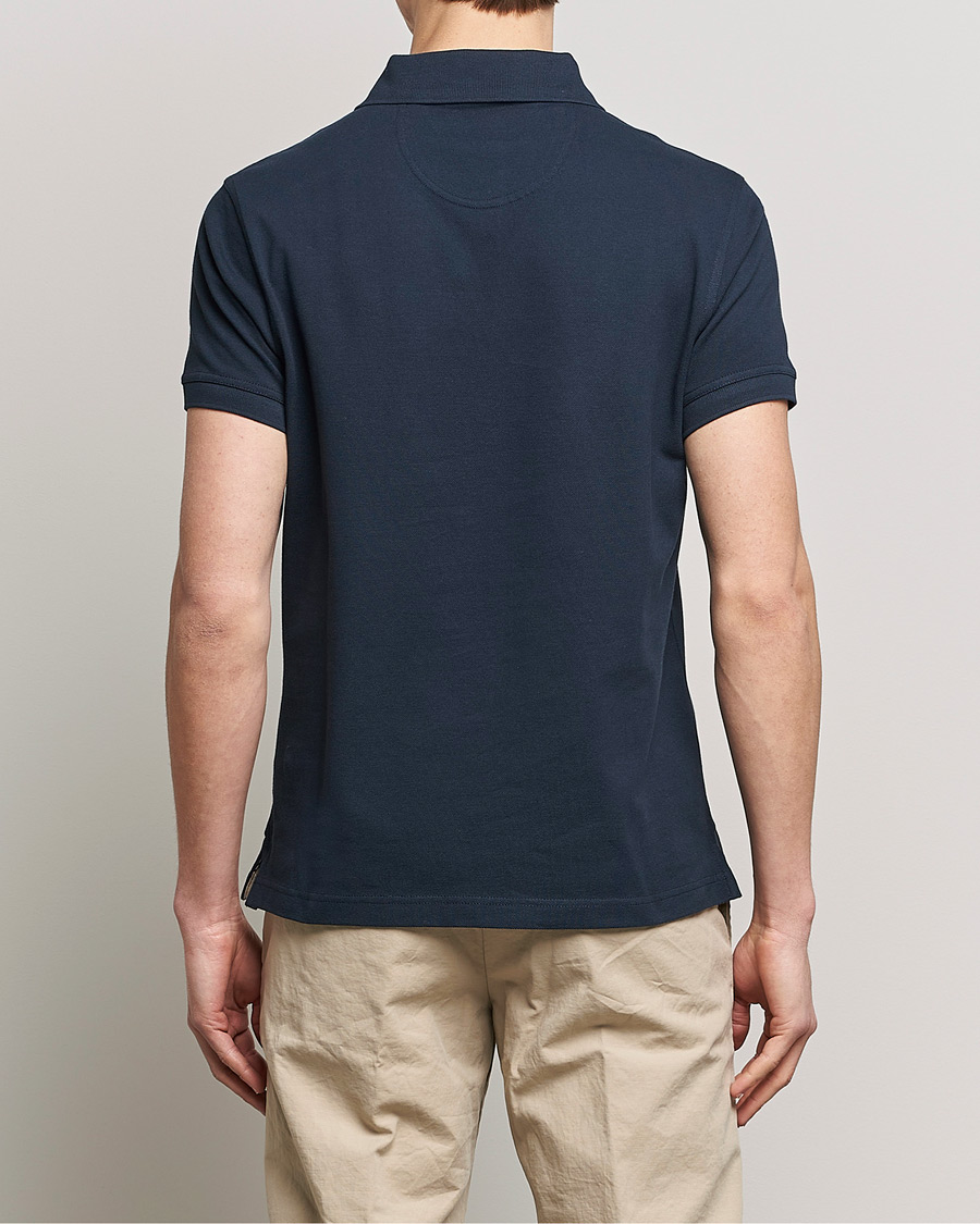Herr | Pikéer | Barbour Lifestyle | Tartan Pique Polo Navy