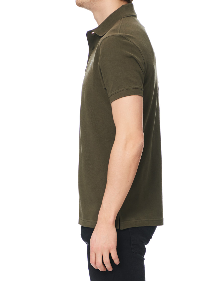 Herr | Pikéer | Barbour Lifestyle | Tartan Pique Polo Dark Olive
