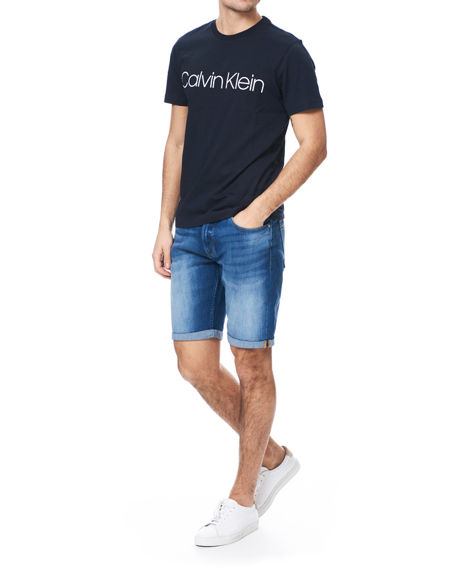 Herr | Shorts | Calvin Klein Jeans | Regular Fit Shorts Mid Blue