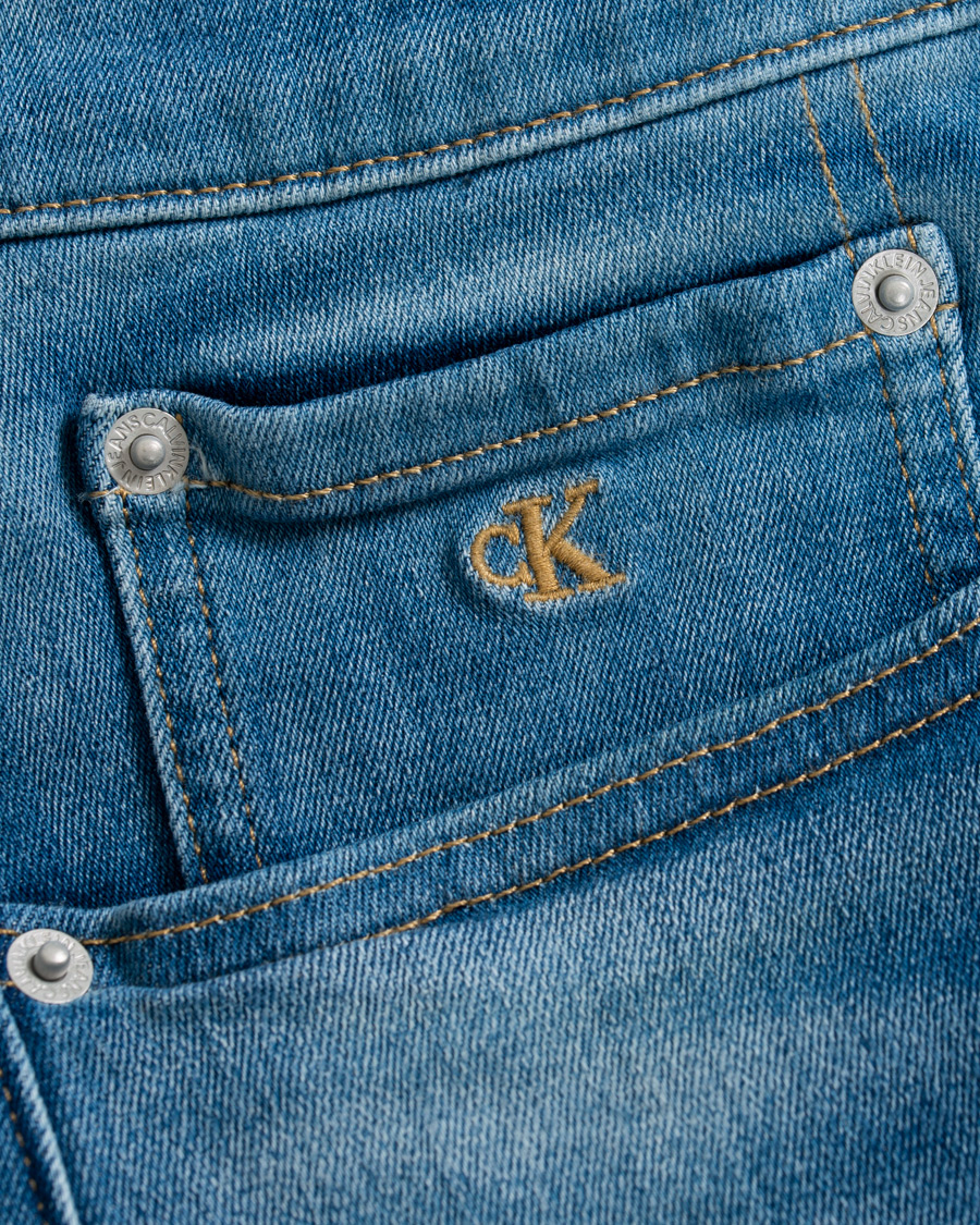 Herr | Shorts | Calvin Klein Jeans | Regular Fit Shorts Mid Blue