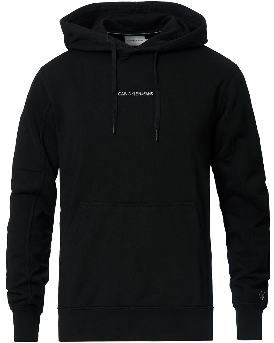 Herr | Tröjor | Calvin Klein Jeans | Instit Chest Logo Hoodie Black