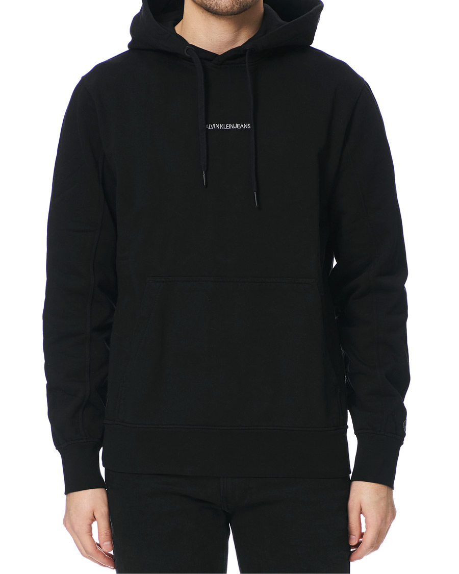 Herr | Tröjor | Calvin Klein Jeans | Instit Chest Logo Hoodie Black
