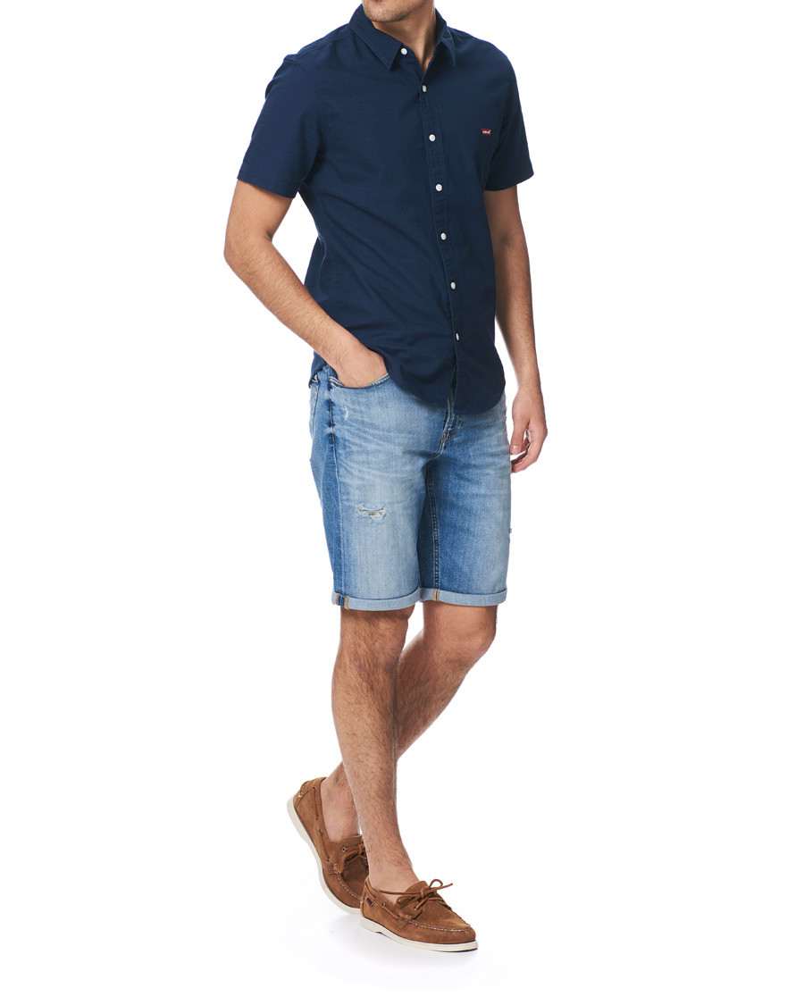 Herr | Shorts | Calvin Klein Jeans | Regular Fit Destroyed Shorts Bright Blue