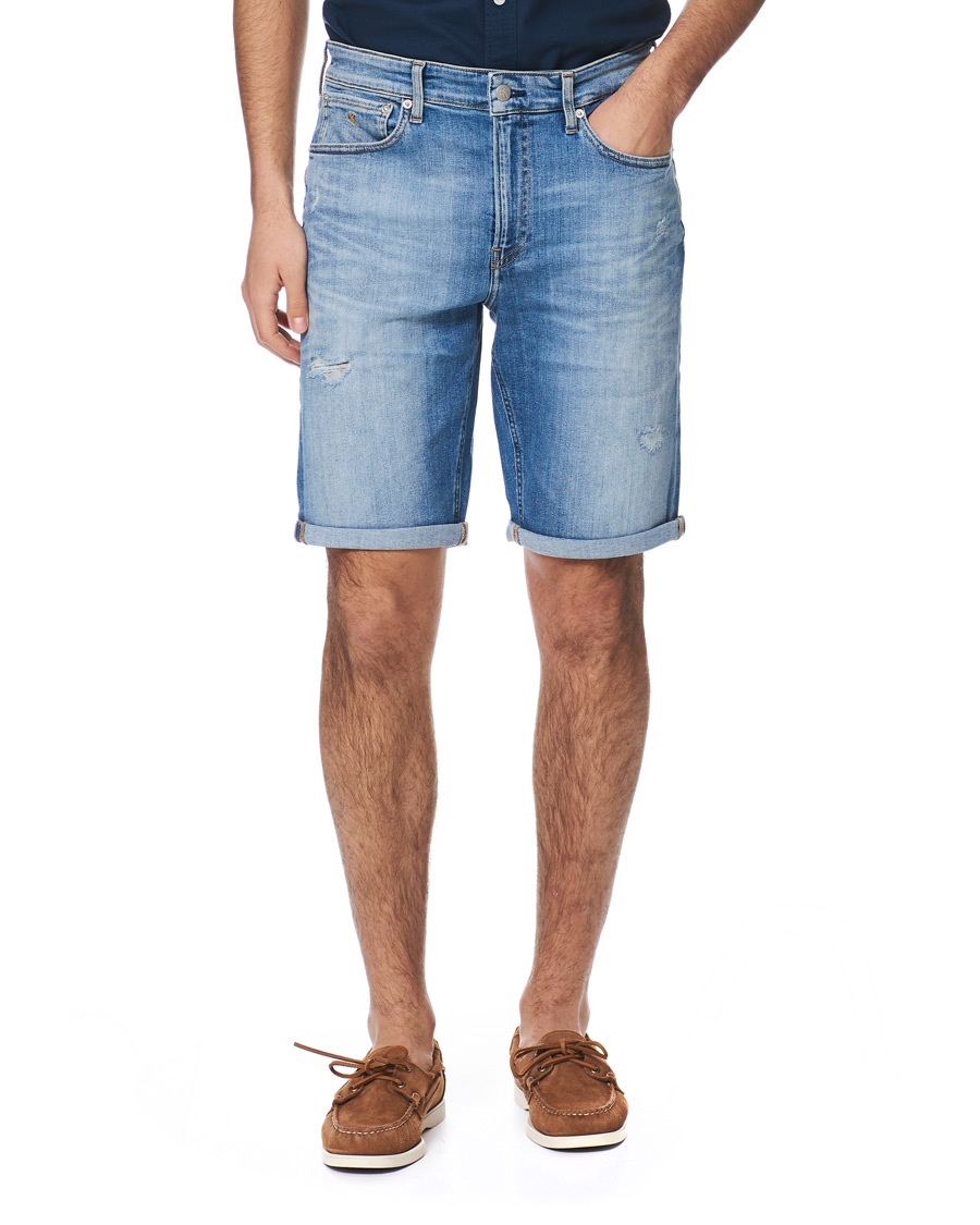 Herr | Shorts | Calvin Klein Jeans | Regular Fit Destroyed Shorts Bright Blue