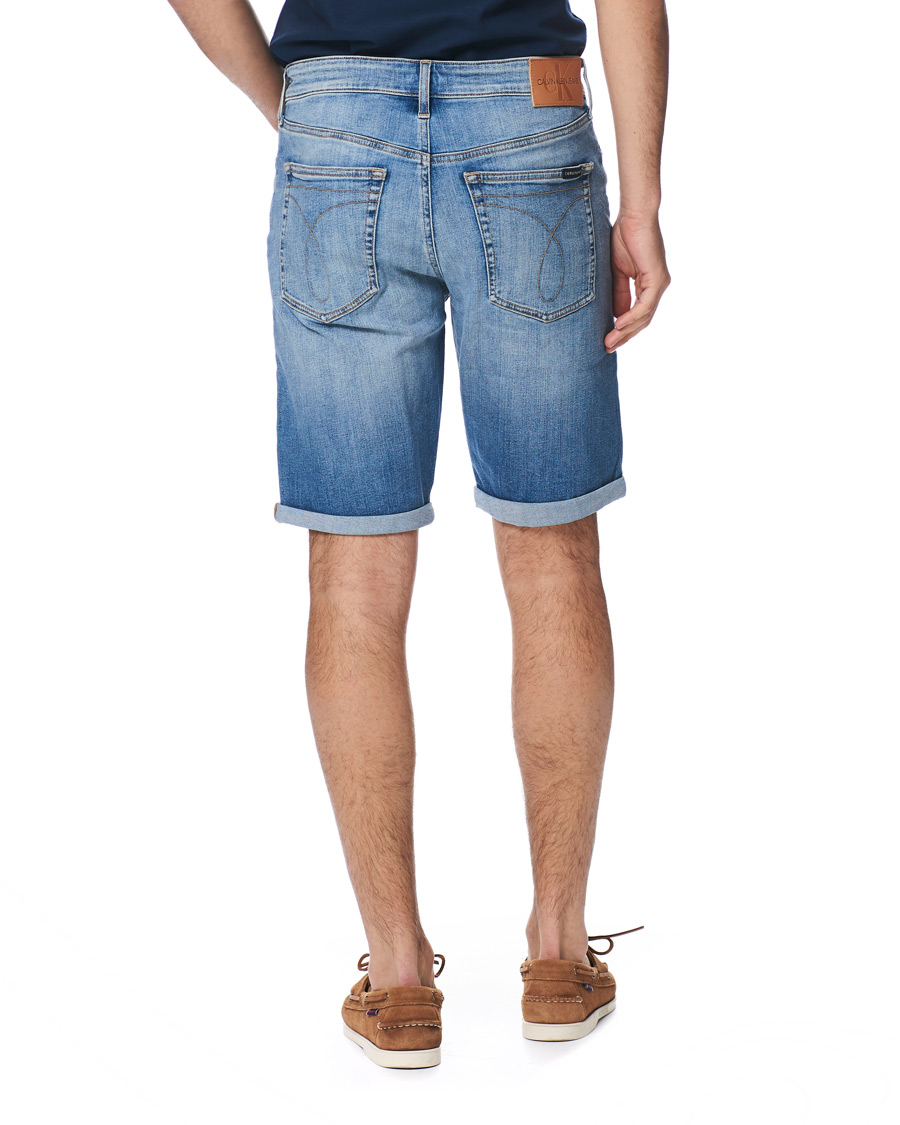 Herr | Shorts | Calvin Klein Jeans | Regular Fit Destroyed Shorts Bright Blue