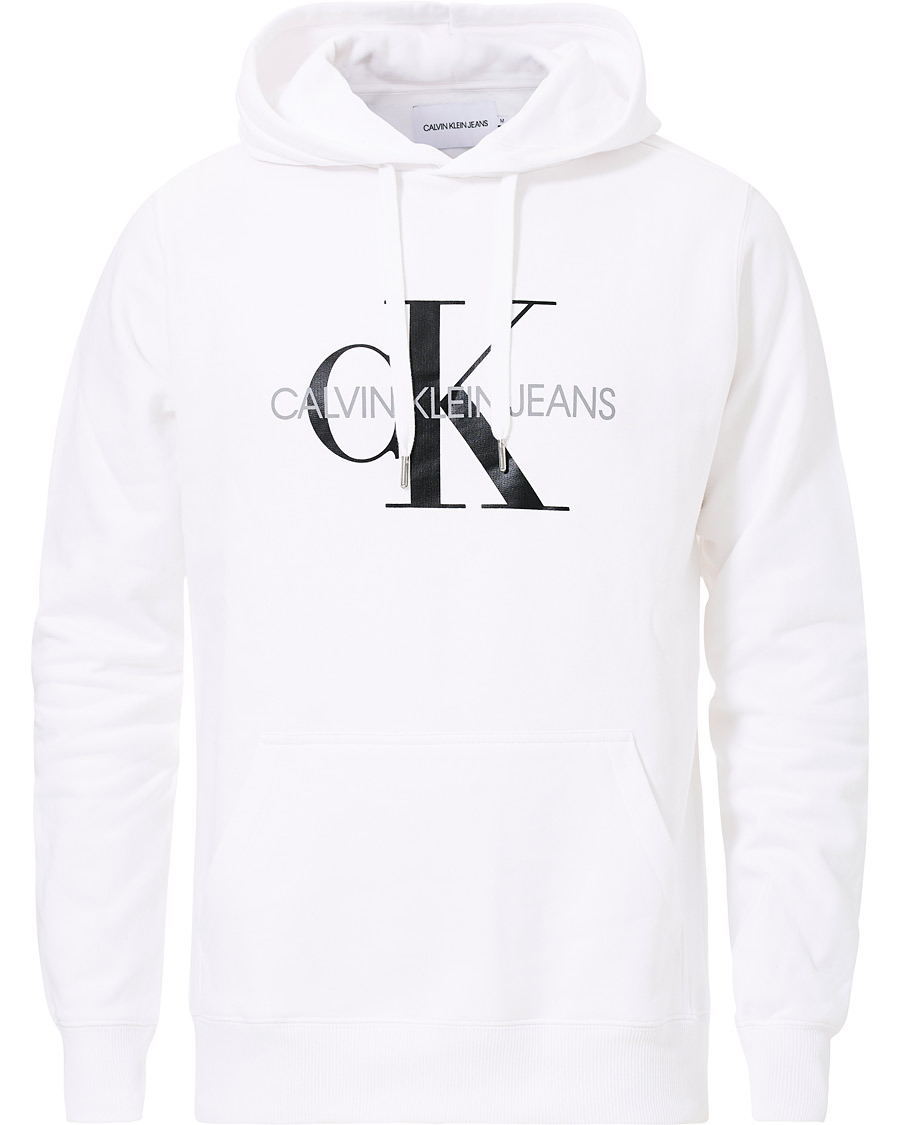 Herr | Tröjor | Calvin Klein Jeans | Monogram Hoodie Bright White