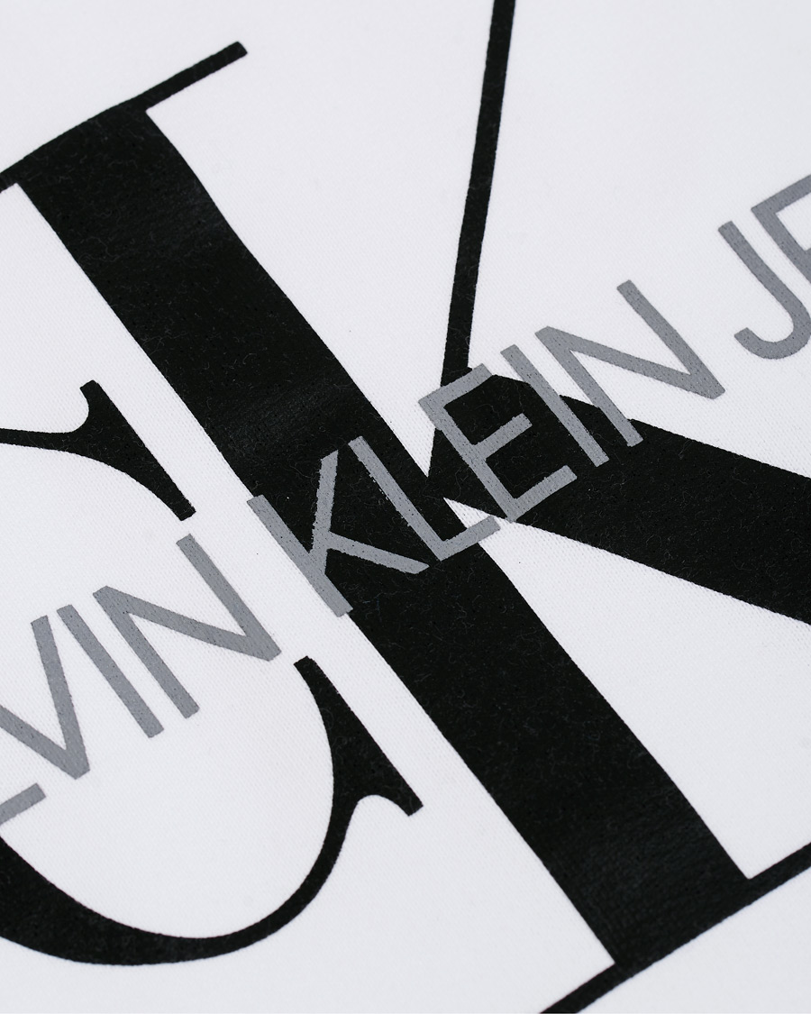 Herr | Tröjor | Calvin Klein Jeans | Monogram Hoodie Bright White
