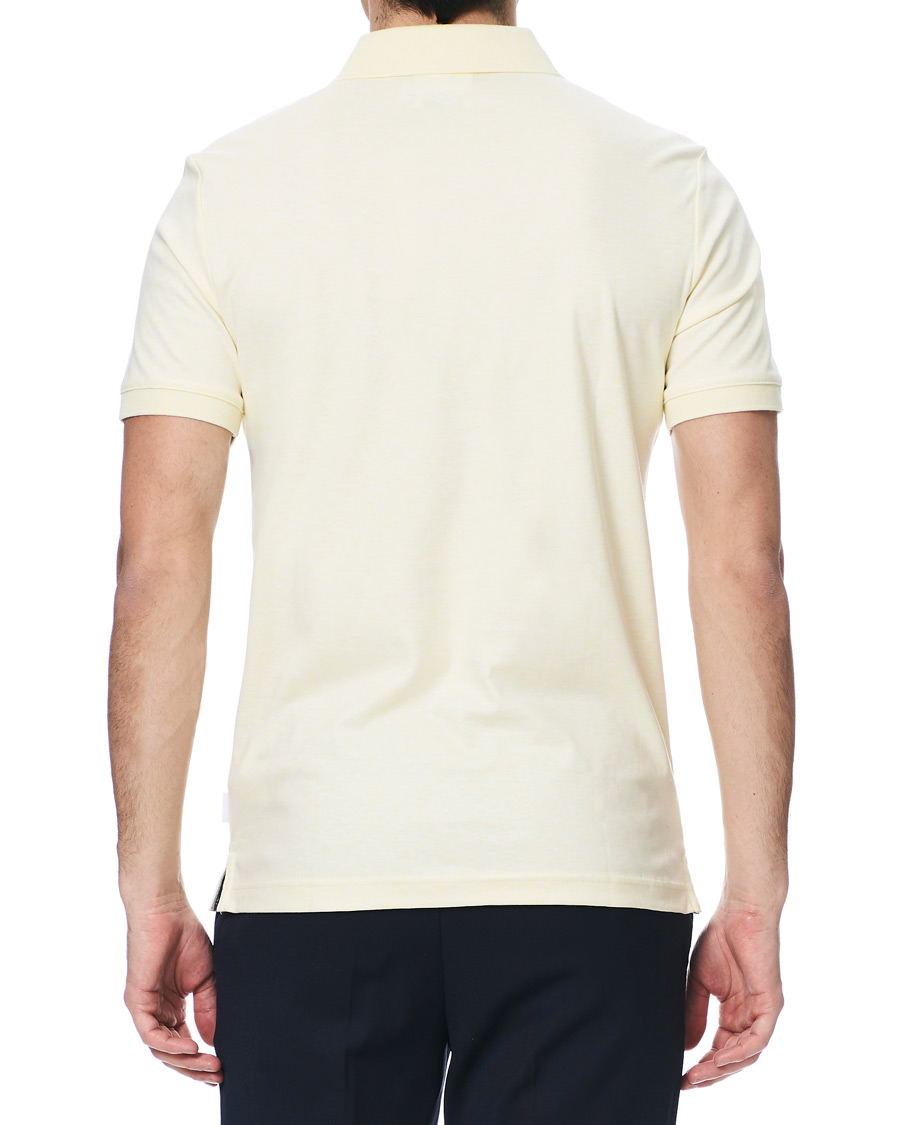 Herr | Pikéer | Calvin Klein | Slim Fit Soft Interlock Polo Pastel Yellow Heather