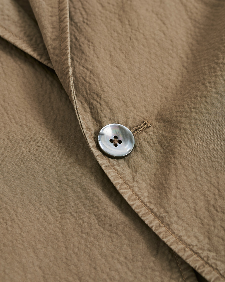 Herr | Kavajer | The Gigi | Soft Seersucker Blazer Olive