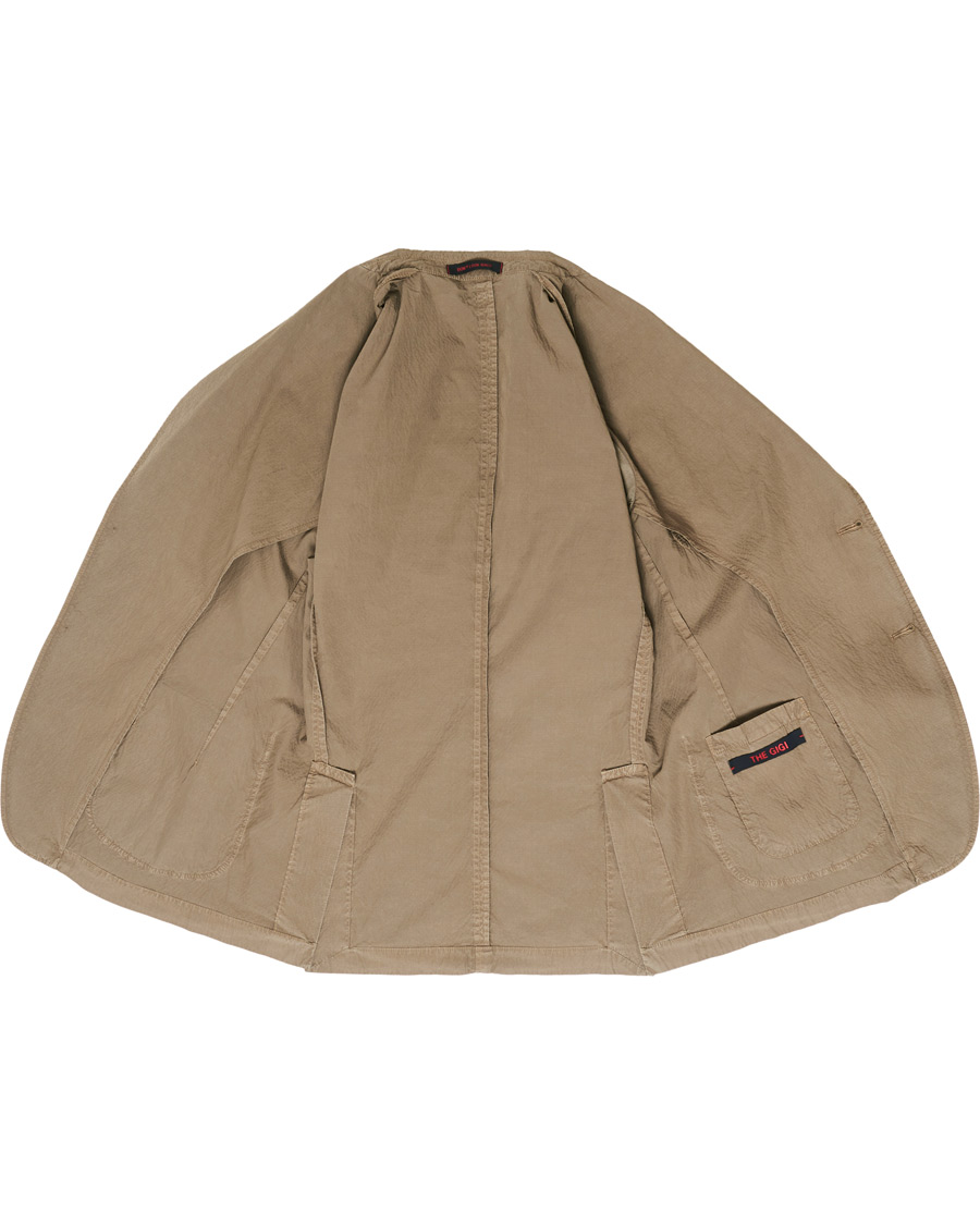 Herr | Kavajer | The Gigi | Soft Seersucker Blazer Olive