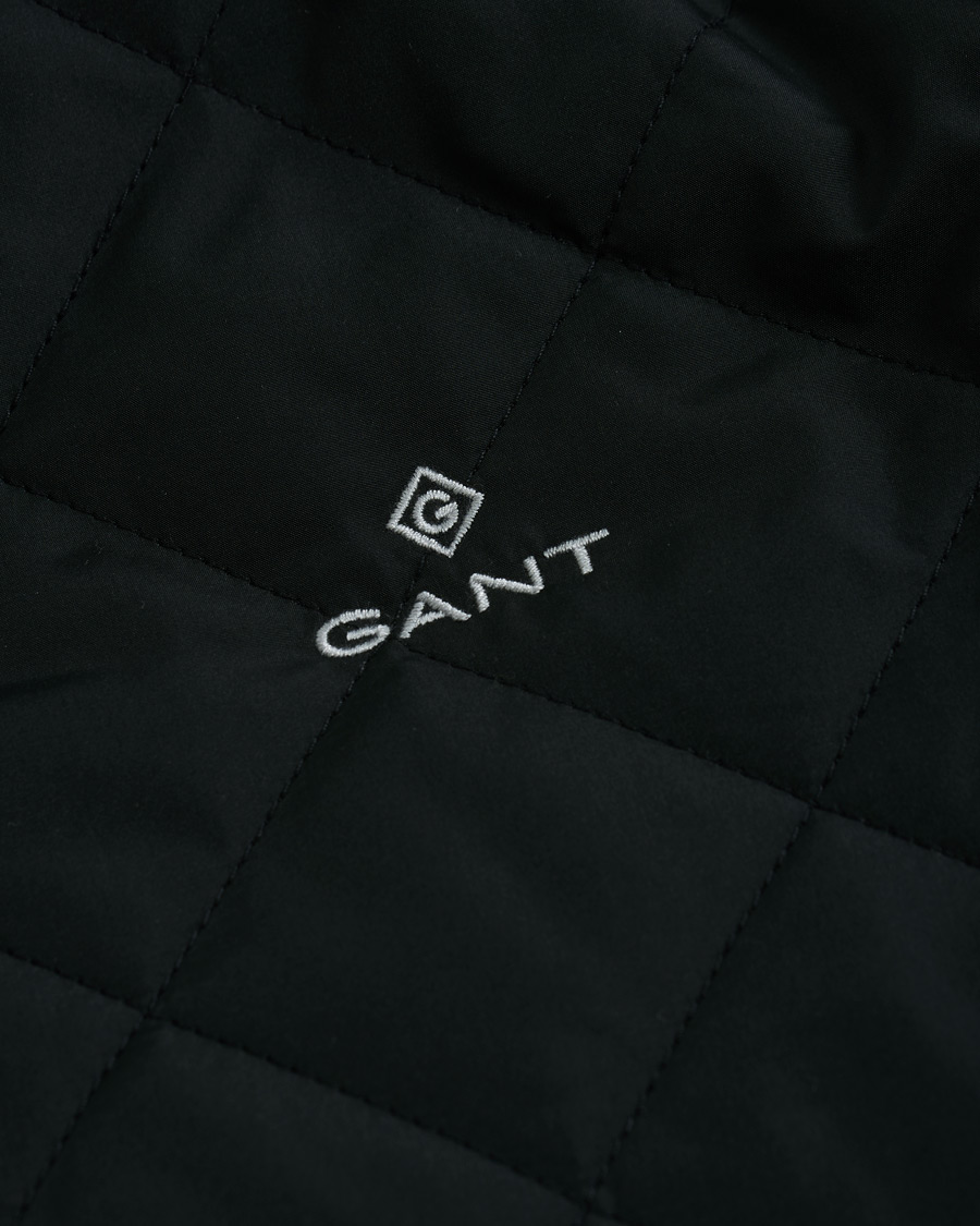 Herr | Jackor | GANT | The Quilted Windcheater Jacket Black