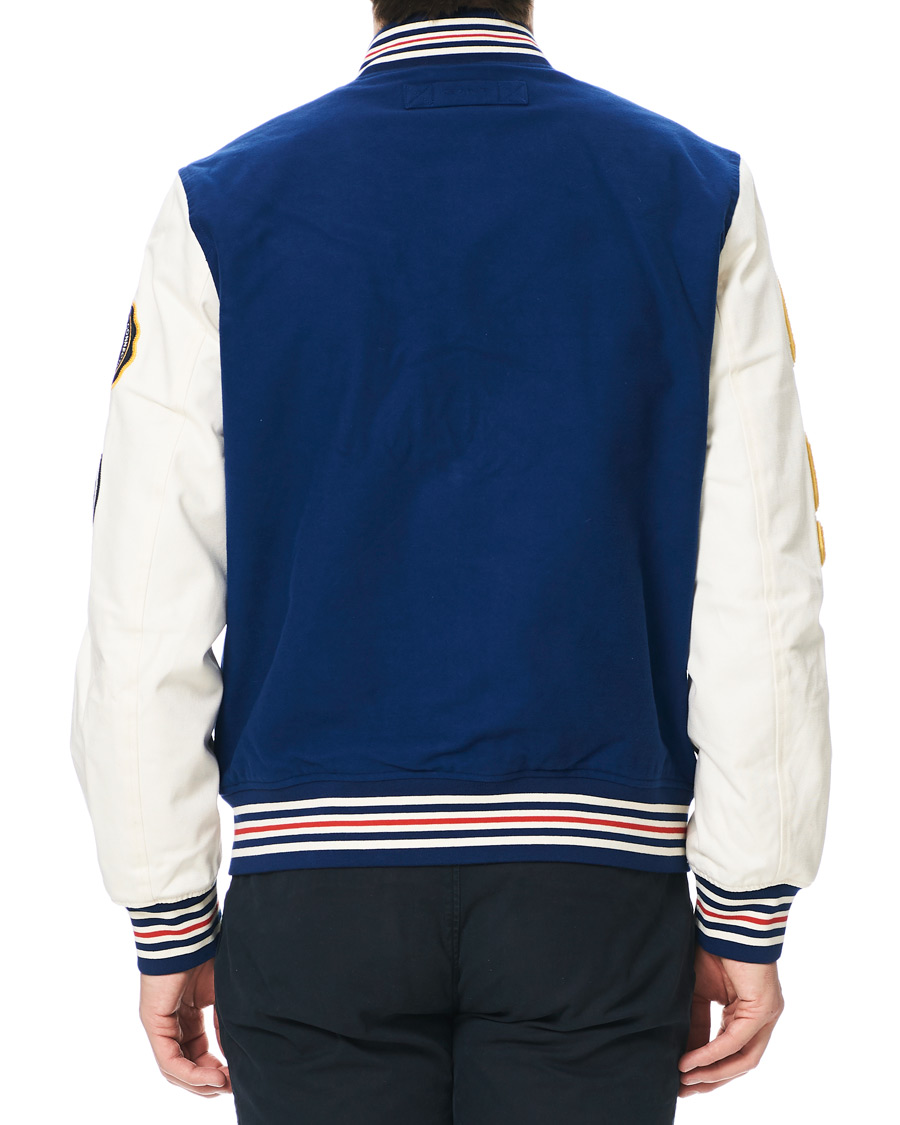Herr | Jackor | GANT | Spring Varsity Jacket Deep Blue