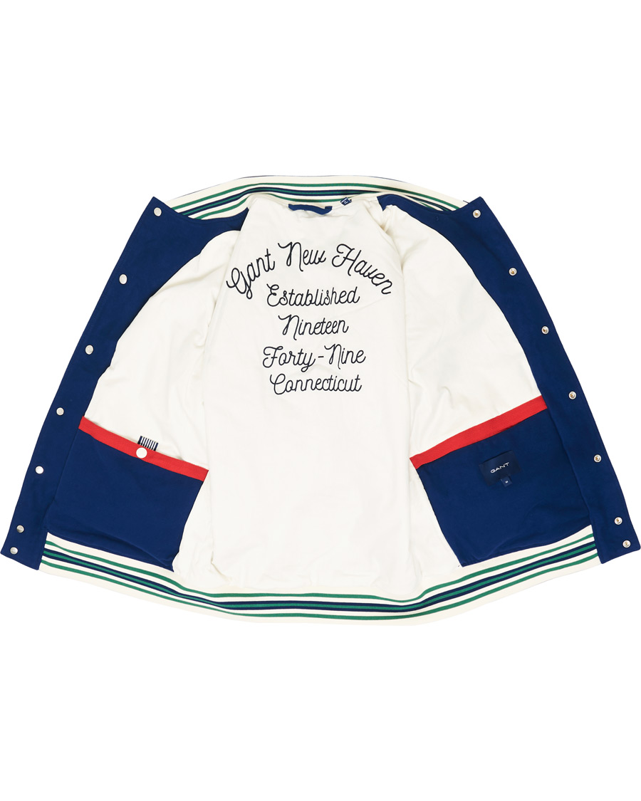 Herr | Jackor | GANT | Spring Varsity Jacket Deep Blue
