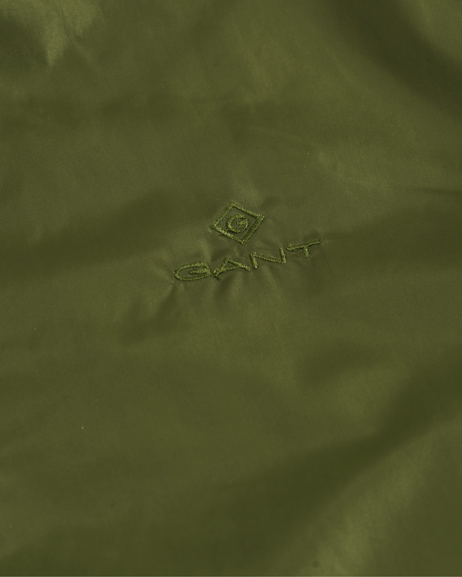 Herr | Jackor | GANT | Airy Nylon Bomber Four Leaf Green