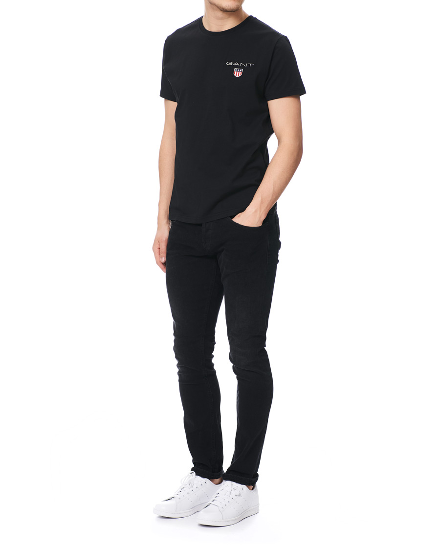 Herr | T-Shirts | GANT | Medium Shield Tee Black