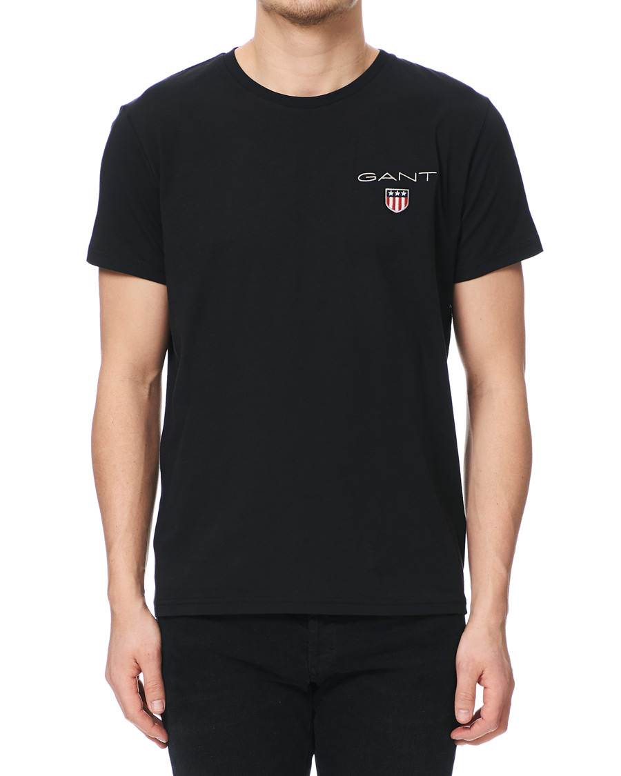 Herr | T-Shirts | GANT | Medium Shield Tee Black