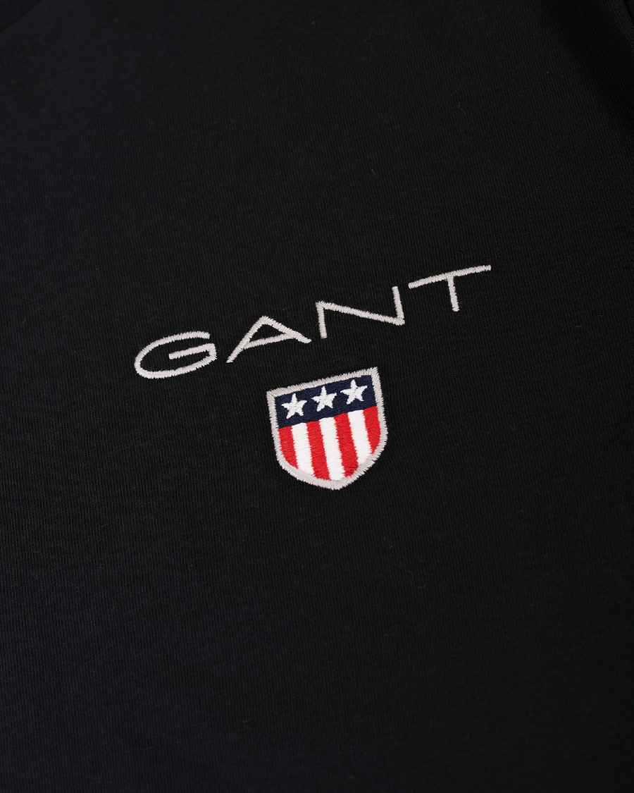 Herr | T-Shirts | GANT | Medium Shield Tee Black