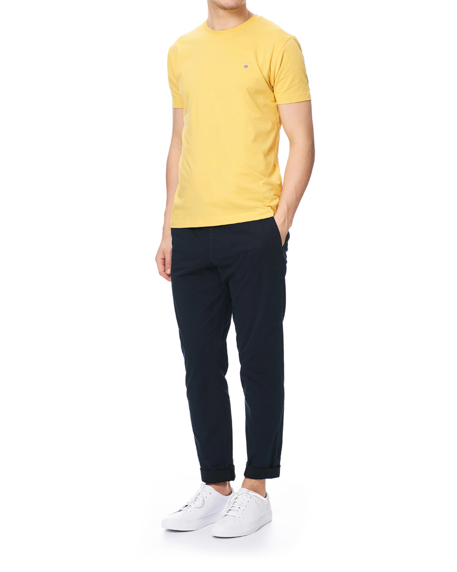 Herr | T-Shirts | GANT | The Original Tee Mimosa Yellow