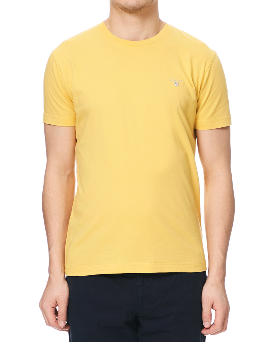 Herr | T-Shirts | GANT | The Original Tee Mimosa Yellow