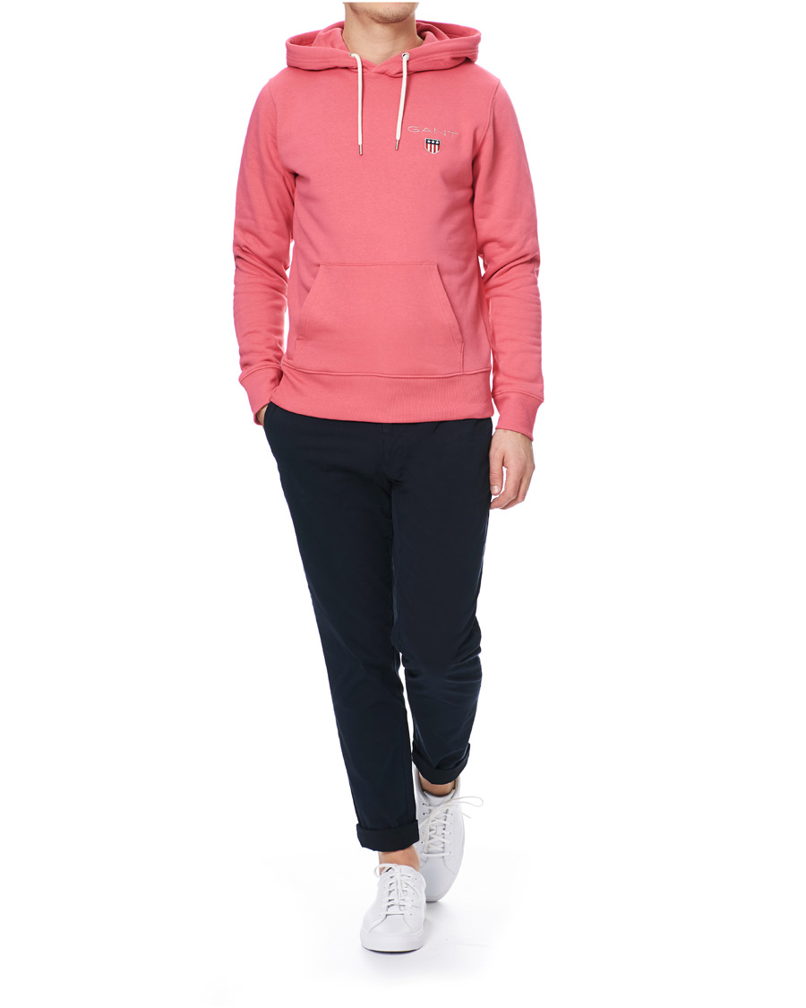 Herr | Tröjor | GANT | Medium Shield Hoodie Rapture Rose