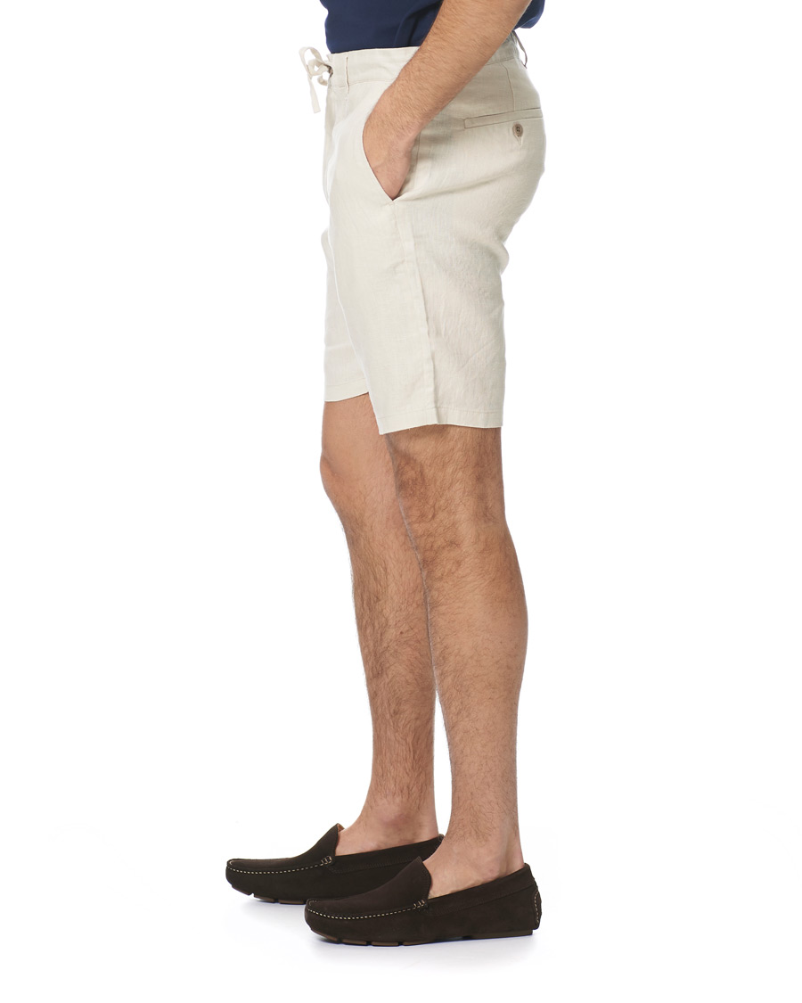 Herr | Shorts | GANT | Relaxed Linen Drastring Shorts Putty