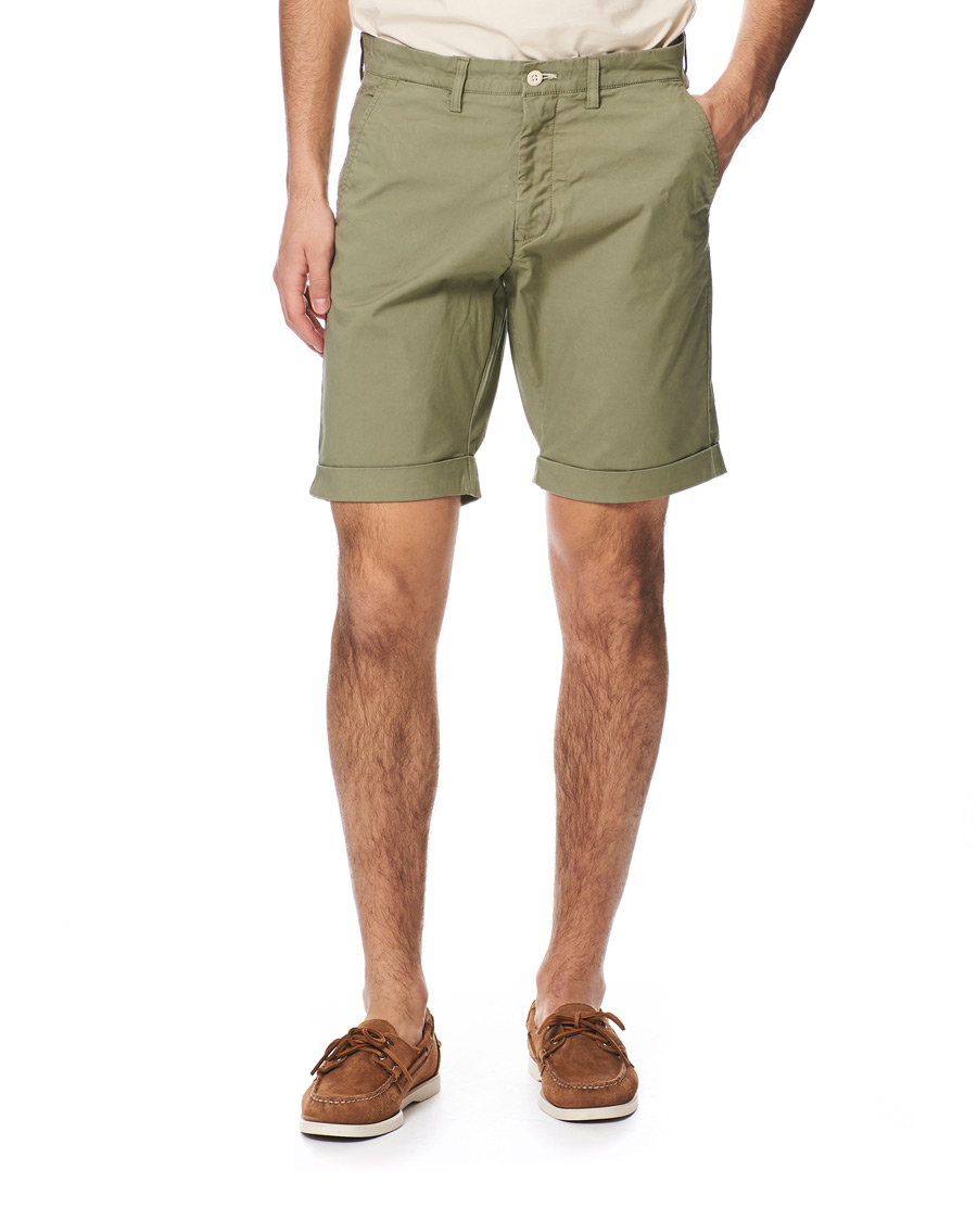 Herr | Shorts | GANT | Regular Sunbleached Shorts Oil Green