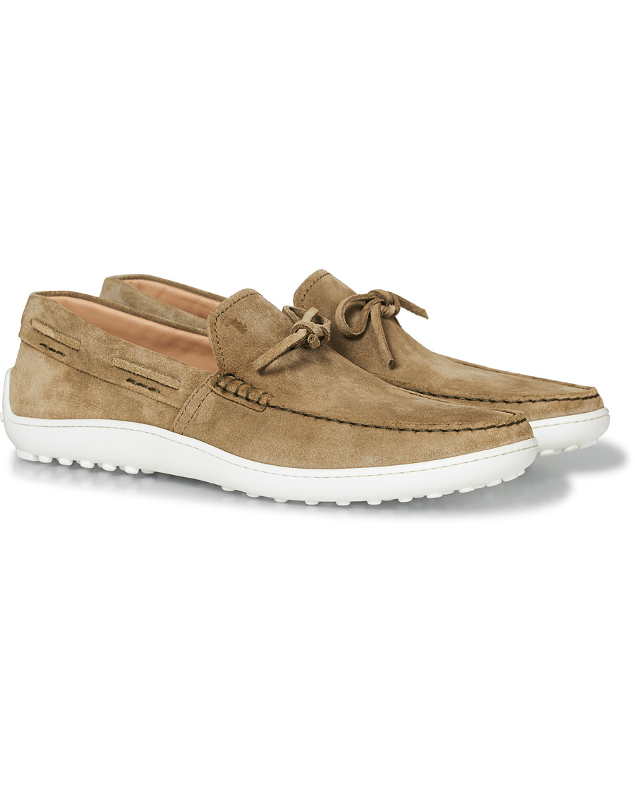 Herr | Tod's Laccetto Loafer Olive Suede | Tod's | Laccetto Loafer Olive Suede