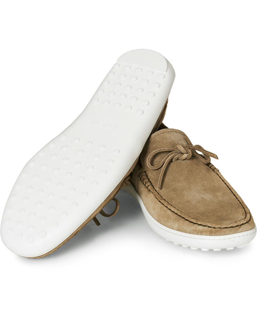 Herr | Tod's Laccetto Loafer Olive Suede | Tod's | Laccetto Loafer Olive Suede