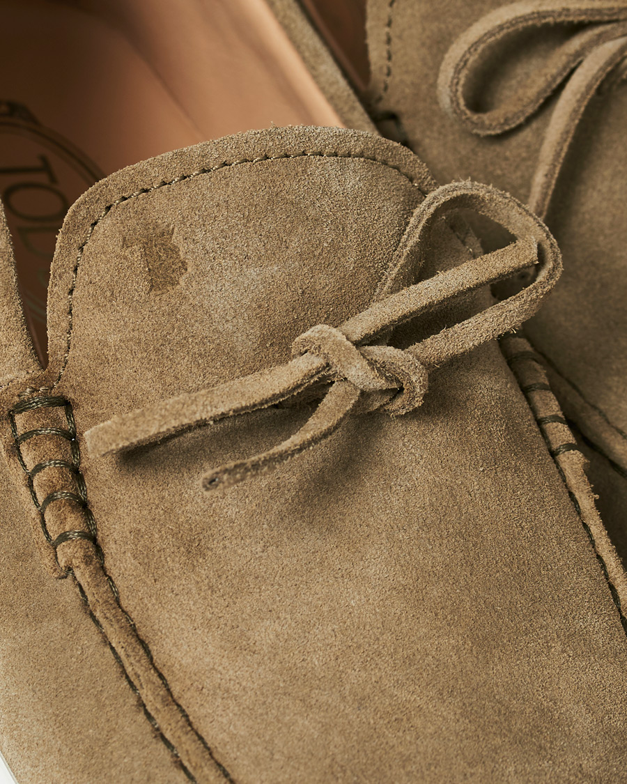 Herr | Tod's Laccetto Loafer Olive Suede | Tod's | Laccetto Loafer Olive Suede