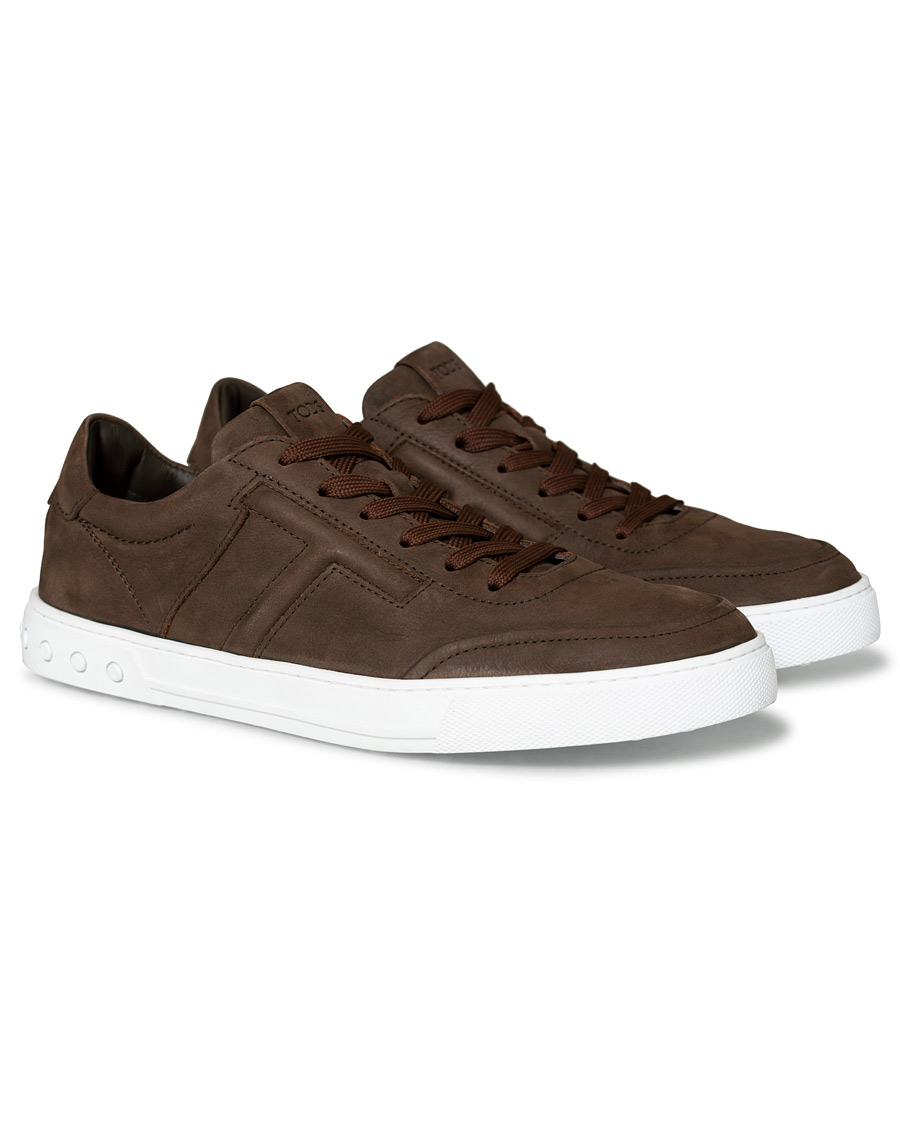 Herr | Tod's Cassetta Sportivo Sneaker Dark Brown Nubuck | Tod's | Cassetta Sportivo Sneaker Dark Brown Nubuck