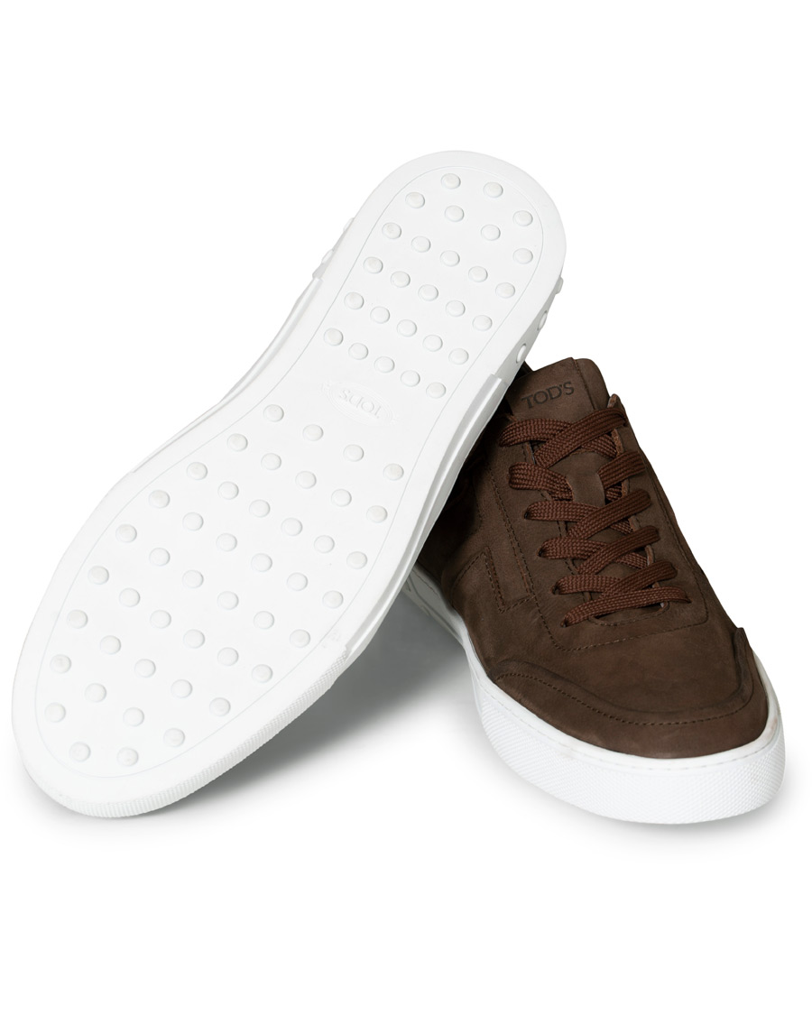 Herr | Tod's Cassetta Sportivo Sneaker Dark Brown Nubuck | Tod's | Cassetta Sportivo Sneaker Dark Brown Nubuck