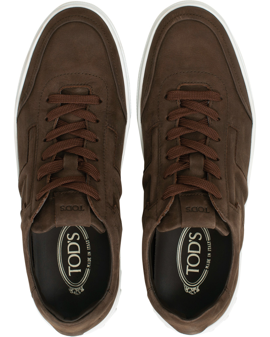 Herr | Tod's Cassetta Sportivo Sneaker Dark Brown Nubuck | Tod's | Cassetta Sportivo Sneaker Dark Brown Nubuck